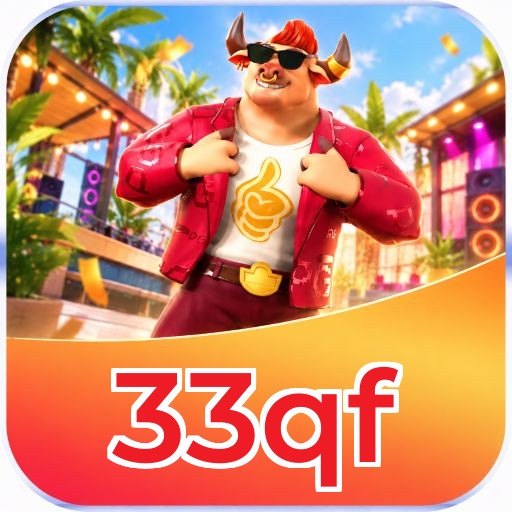 Interface da plataforma 33qf mostrando slots populares e bônus de boas-vindas
